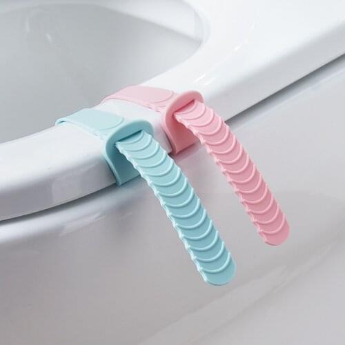 Toilet Seat Cover Lifter Lid Bowl Seat Lift Handle Bathroom Toilet Seat Hot New Anti-dirty Toilet Lid Open Handle