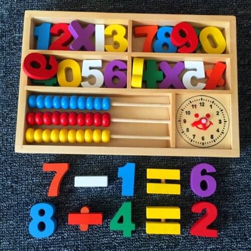 Early childhood education learns mathematical calculations. Know the clock