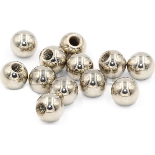 12pcs 3D printer reprap Delta Kossel K800 Steel ball / reprap M4 dedicated drilling & Tapping Neck Finish ball