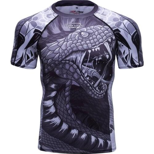 High Quality Customized design custom printed rash guard, bbj,mma short sleeve sportwear