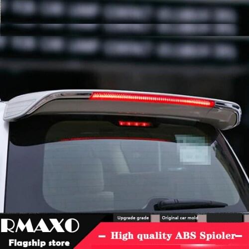 For Land Cruiser LC200 Spoiler 2010-2018 Toyota Land Cruiser FJ150 Spoiler ABS plastic Material Car Rear Wing Color Rear Spoiler