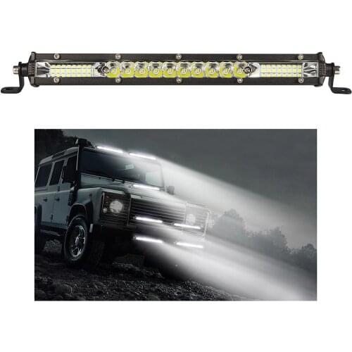 Waterproof Work Light bar 13 inch 9V-30V offroad Square Led bar Spotlight 13'' 90W led Work Light for Jeep Car Truck 4X4 SUV ATV
