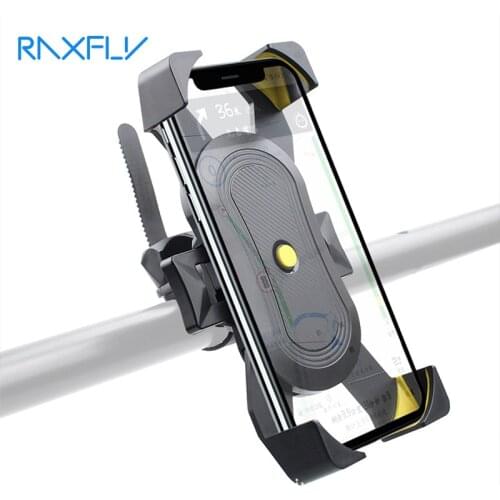 RAXFLY Bicycle Phone Holder Motorcycle Bike Mobile Cellphone Holder For iPhone Samsung Xiaomi Mount Bracket Mount Phone Stand