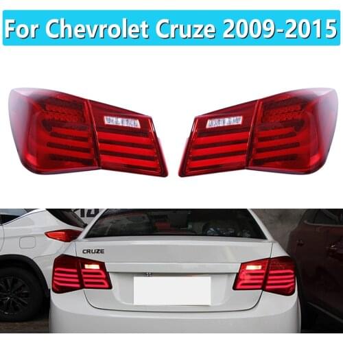 For Chevrolet Cruze Tail Lights 2009-2015 Car Styling Cruze Sedan LED Tail Lamp DRL Signal Brake Reverse auto Accessories