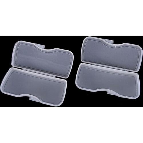 1pc Portable Clear Sunglasses Glasses Case Spectacle Storage Protection Carry Box