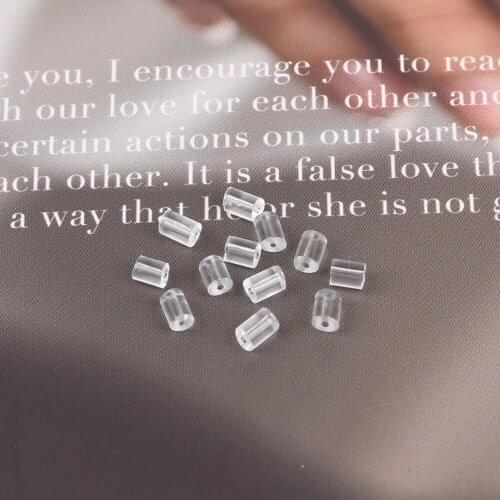 100pcs Hot Selling Mixed Shape Transparent Color 5 Styles Ears Block Stopper Wholesale Jewelry Accessories Earring Findings