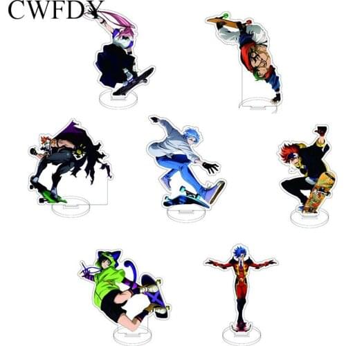 2021 Anime SK EIGHT SK8 the Infinity Acrylic Stand For Students MIYA REKI Langa JOE Cherry Blossom Keychain Cosplay Gifts 15cm