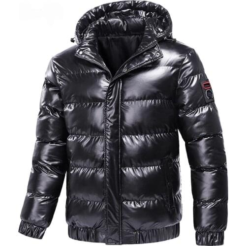 2021 Winter Mens Jackets Fashion Men Cotton Warm Parkas Down Hoodies Coats Casual Outdwear Thermal Jackets Mens Clothing