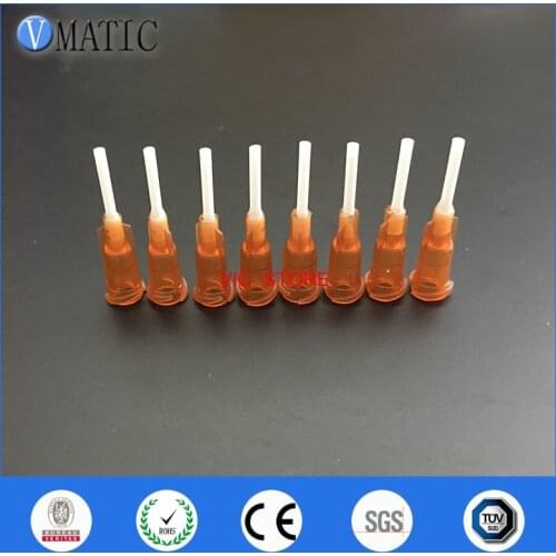Free Shipping Quality 100Pcs 15G 1/2" Pp Flexible Glue Dispensing Needles Liquid Dispenser Needle Tip 1/2 Inch