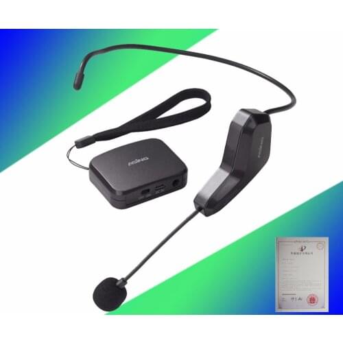 2.4G wireless headset teacher bee dedicated microphone amplifier headset microphone computer audio WM01