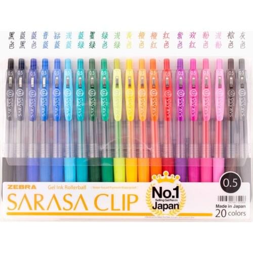 ZEBRA Sarasa Gel Pens JJ15 Gel Pen Set 0.5 mm Japan