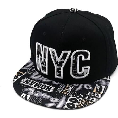 Graffiti Style NYC Street Dance Hip Hop Caps Unisex Men Women Flat Snapback Hats Popular Loose Couple Female Student Cap Py21