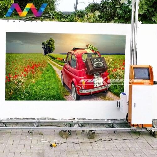 Chinese Wallpen Printer Customized Direct to Outdoor Wall Printer Art Inkjet Printer 5D Wall Printing Machine