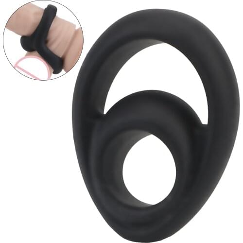 Cock Ring Reusable Delay Ejaculation Penis Ring Sex Toy for Couple for Men Penis Enlargement
