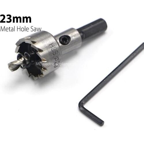 1Pc 23mm 0.91" Core Drill Bit Metal Hole Saw High Speed Steel Core Special for HSS Stainless Steel