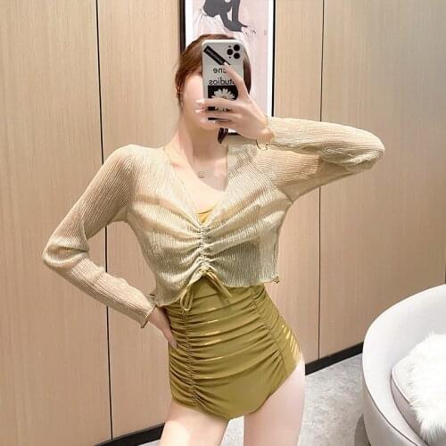 Swimming Suit For Women Swimsuit Girls Womens With Push Up Trikini Sexy Skirt Breasts Print Swimsuit With Push Up 2-piece Set