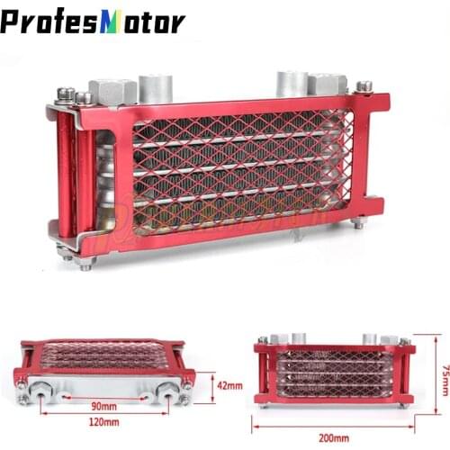 Motorcycle Oil Cooler for Dirt Bike Pit Bike Monkey Bike ATV Quad Motorcycle Radiator Oil Cooler Cooling ATV 110cc 125CC 140cc
