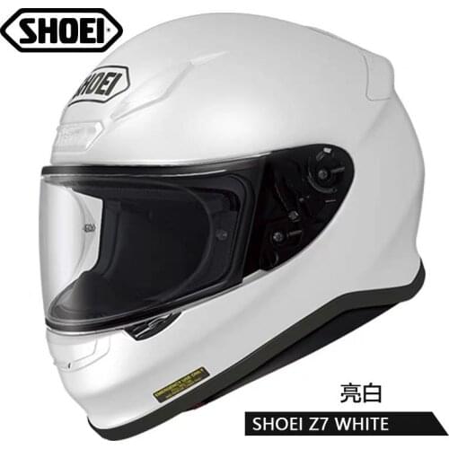 Full Face Motorcycle helmet Z7 GLOSSY WHITE helmet Riding Motocross Racing Motobike Helmet