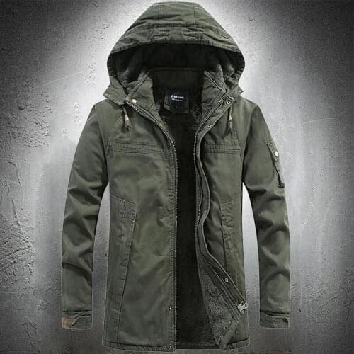Men Winter Jacket Thicken Military Outwear Outdoor Tactical Cotton Warm Parka Coat Male New Fashion Clothing Ropa Para Hombre