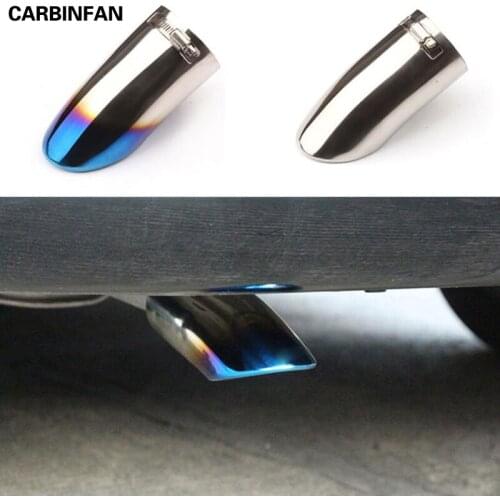 Car cover muffler exterior end pipe dedicate stainless steel exhaust tip tail For Nissan X-Trail XTrail T32/Rogue 2017 2018 2019