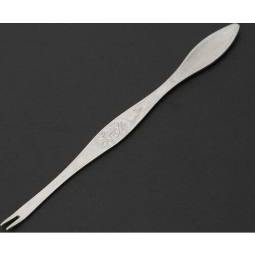 Stainless Steel Nut Lobster Cracker Crab Seafood Shellfish Needle Fork Pin Stick