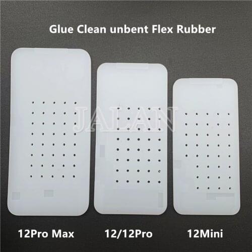 For iPhone 12mini 12 Pro Max 11Pro XR X XS LCD display glass repair glue cleaning rubber pad Oca removal silicone pad