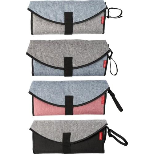 Portable Baby Changing Mat Foldable Waterproof Travel Diaper Pad Nappy Bag