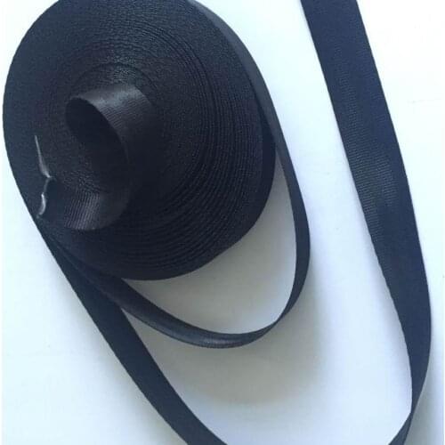 5 meters Roll Seat Belt Webbing Safety Strap BLACK Color 4.8cm Wide 5 Bars