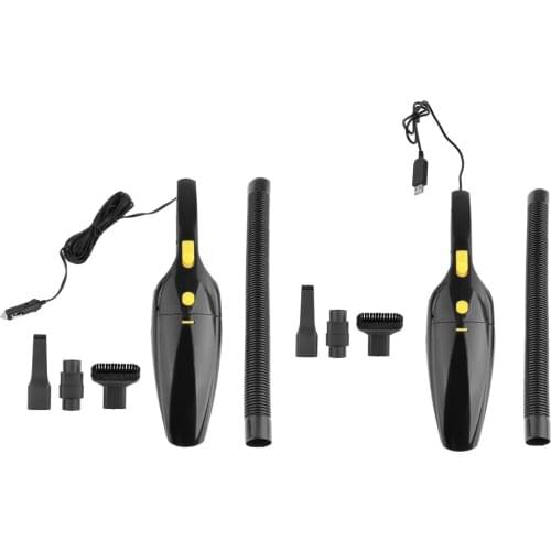 Hand Held Cordless Vacuum Cleaner 120W 6000pa for Quick Car and Home Cleaning, Low Noise