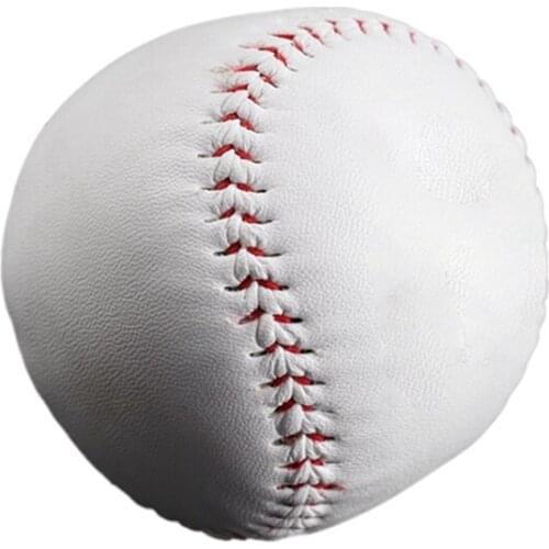 Handmade Softballs PU Upper Hard&Soft Baseball Balls Softball Ball Training Exercise Baseball Balls