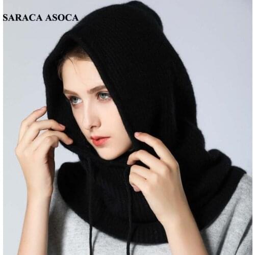Woman and Mens Fake Hat Black Fake Collar For Girls All Match Drawstring Sweater White Detachable Collars Women