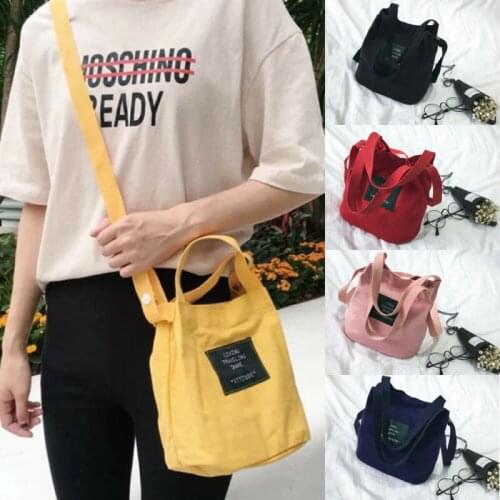 Women Ladies Crossbody Bag Canvas Shoulder Bag Tote Purse Handbag Satchel