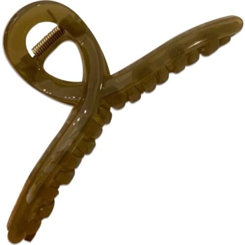 2021 Korean Fashion Resin Grab Clip Large Acetate Hair Clip Crab Hair Claws for Women Girl Hair Accessories Hair Style Make