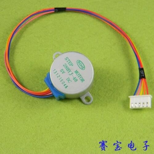 1PCS 28BYJ-48 DC 5V Reduction Step Gear Stepper Motor 4 Phase 28byj 28byj48 for arduino