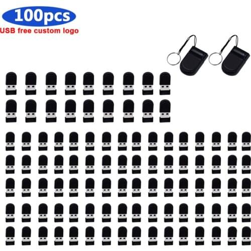 100pcs/ Newest USB 2.0 metal pendrive 64GB 32GB 16GB 8GB 4GB USB Sticks high speed super mini pen drive usb stick with Keychain