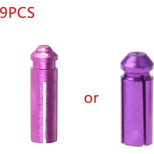 270C 9pcs Aluminum Alloy Darts Flight Savers Dart Wing Tail Protector Steel Soft Tip