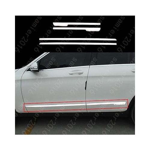 4x Steel Side Door Body Molding Cover Trim For Mercedes-Benz GLC Class X205 16