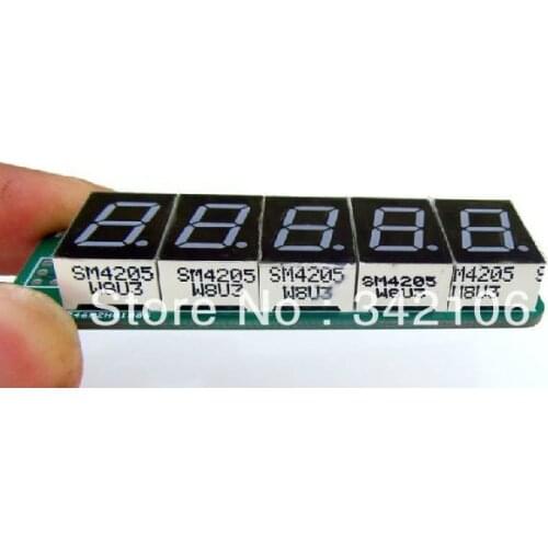 Free Shipping! 10pcs Static digital display module can be cascaded 5 max7219 driver serial microcontroller
