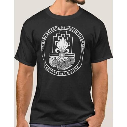 French Foreign Legion 13th Demi-Brigade Badge T-Shirt. Summer Cotton Short Sleeve O-Neck Mens T Shirt New S-3XL