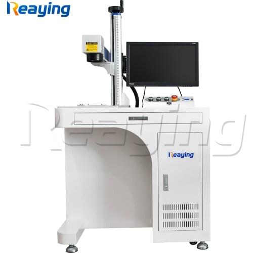 Name tag engraving nameplate 30w fiber laser marking machine for aluminium photo metal engraving etching