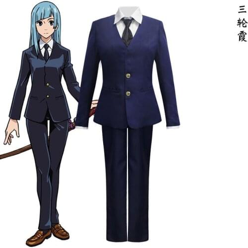 Jujutsu Kaisen Miwa Kasumi Cosplay Costume JK Uniform Halloween Carnival Costume Shoes