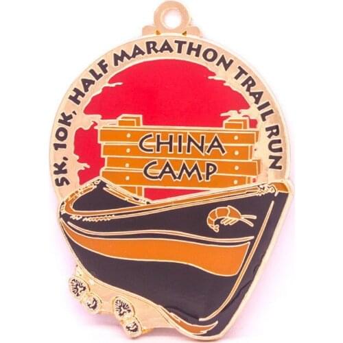 Copper medals cheap custom metal sports hard enamel medals hot sales custom made medal