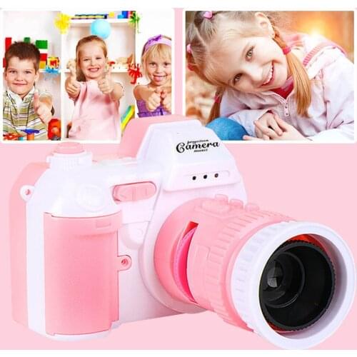 Simulation Camera Projection Toy with Light Sound Effect for Kids Educational Toys Christmas Birthday Gift