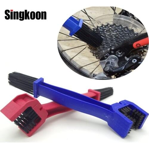 Motorcycle Bicycle Chain Cleaing Brush Gear Grunge Brush Cleaner Outdoor Tools For Honda CB1000R CB190R CB400 CB500X CB650F