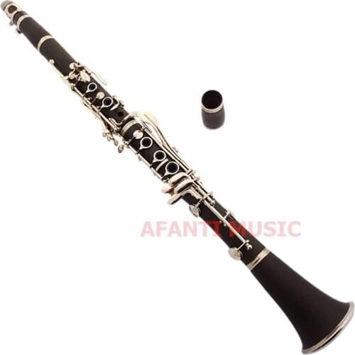Afanti Music Falling Tune B / Hard Rubber / Nickel button Clarinet