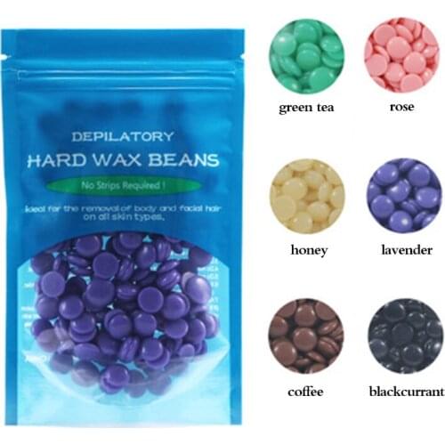 New 50g Hard Brazilian Wax Removal Cream Bikini Hair Removal Bean Hot Hair Removal Lavender/Apple Flavor Makeup Tool