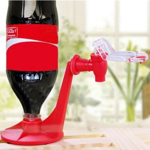 Novelty Soda Dispenser Bottle Coke Upside Down Drinking Water Dispense Machine Home Bar Party Gadget