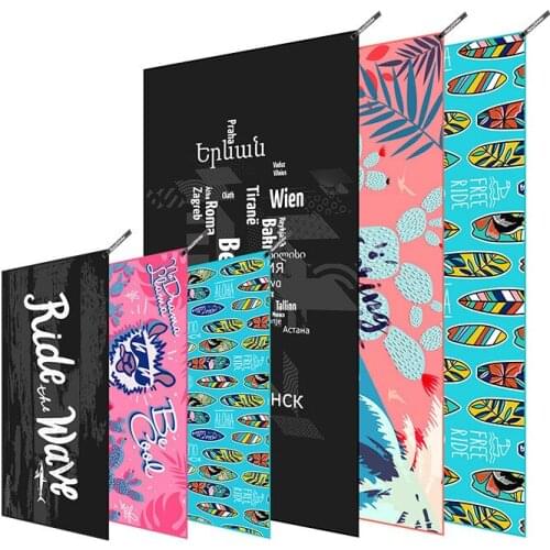 Beach Towel Microfiber Towel Quick Dry Swimming Towel Camping Towel Gym Fitness Sports Towel Travel Bath Towel