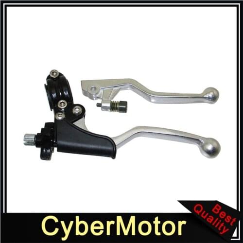 Handle Brake Clutch Lever For Chinese KLX110 Pit Dirt Motor Bike Motorcycle Motocross