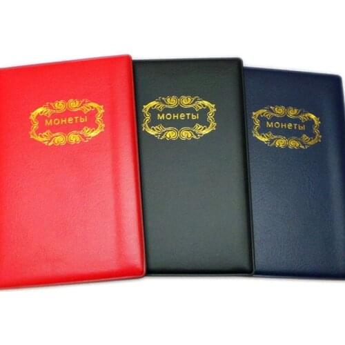 2019 Russian Coin Album & Folder 120 Coin Collection Holders Storage Penny Pockets Money Album Book Case for Coins Hot